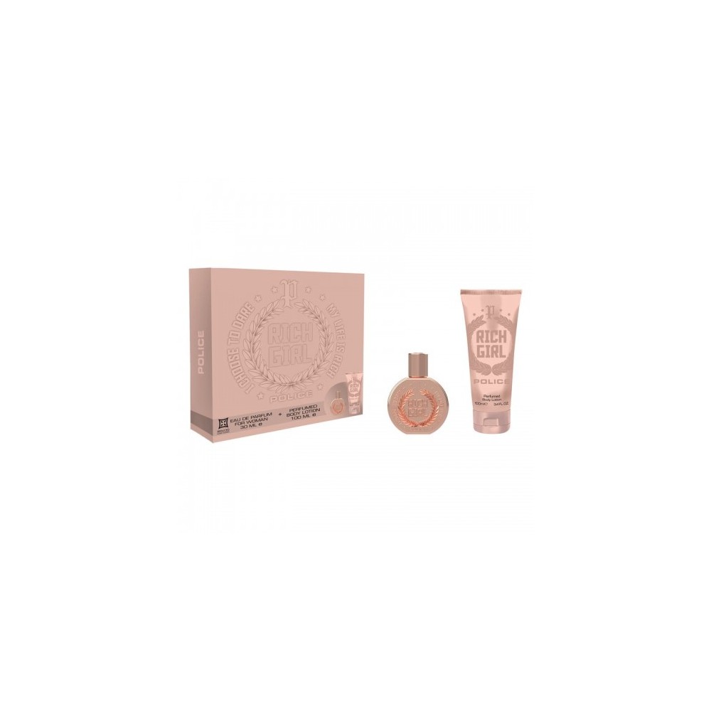 Police Rich Girl For Woman - Eau De Parfum 30 Ml + Lozione Corpo 100 Ml 