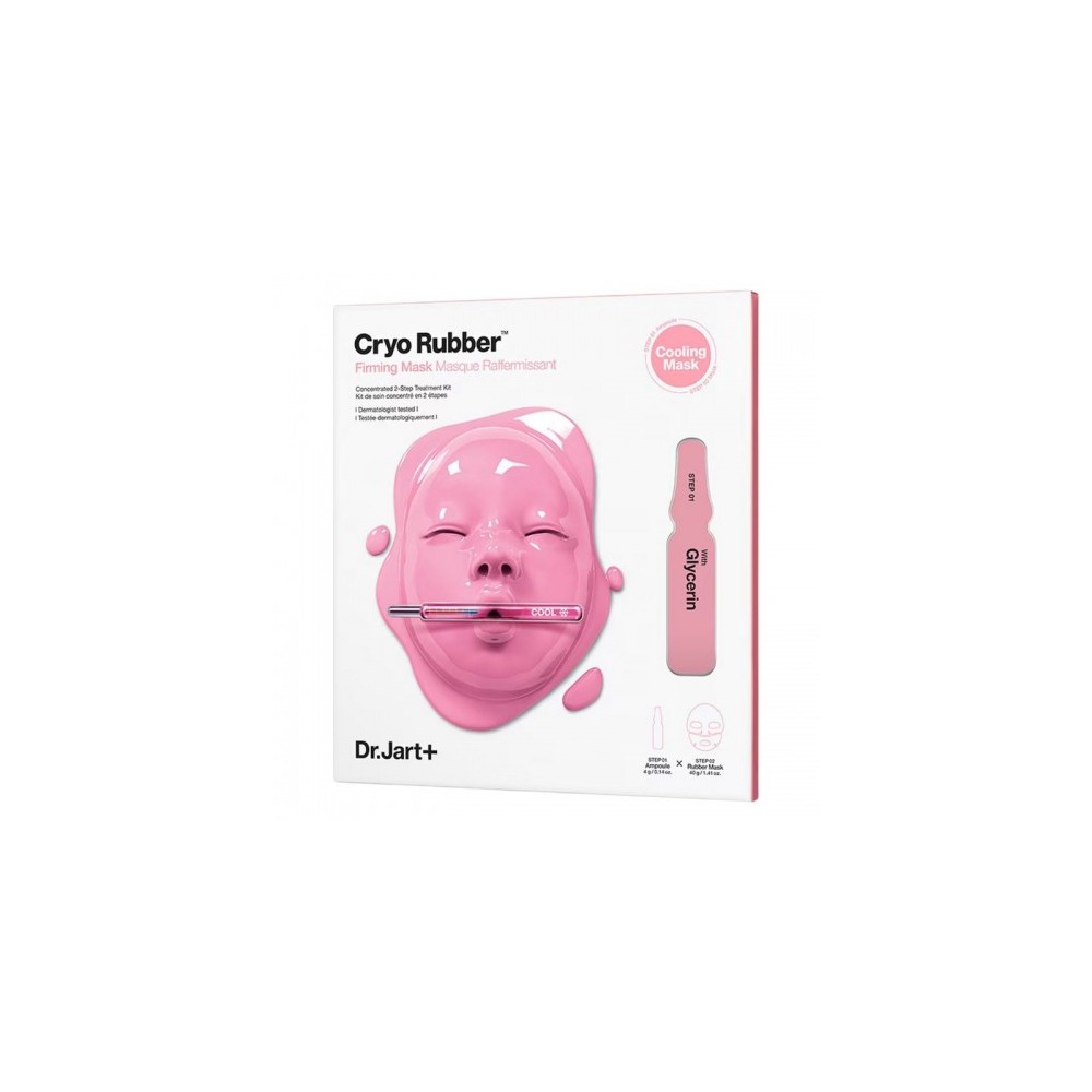 Dr.Jart+ Kit Cryo Rubber Firming Mask - Maschera Viso + Ampolla Concentrata 