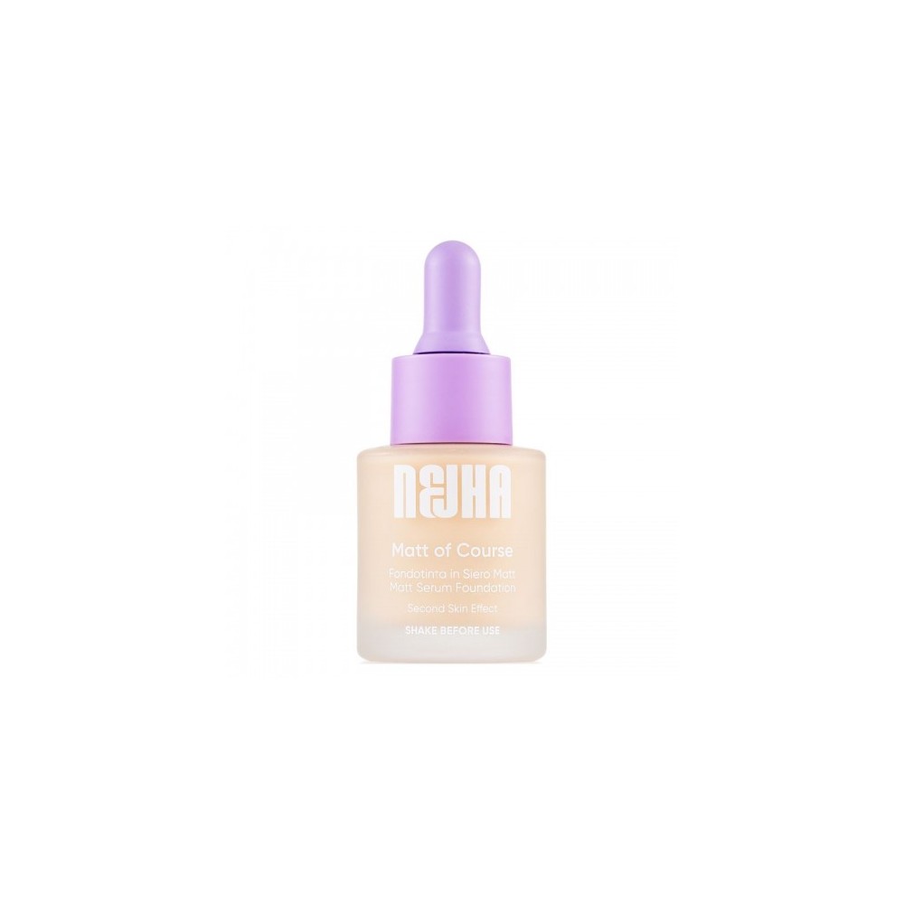 Nejha Matt Of Course - Fondotinta In Siero Matt N. C01 Porcelain 