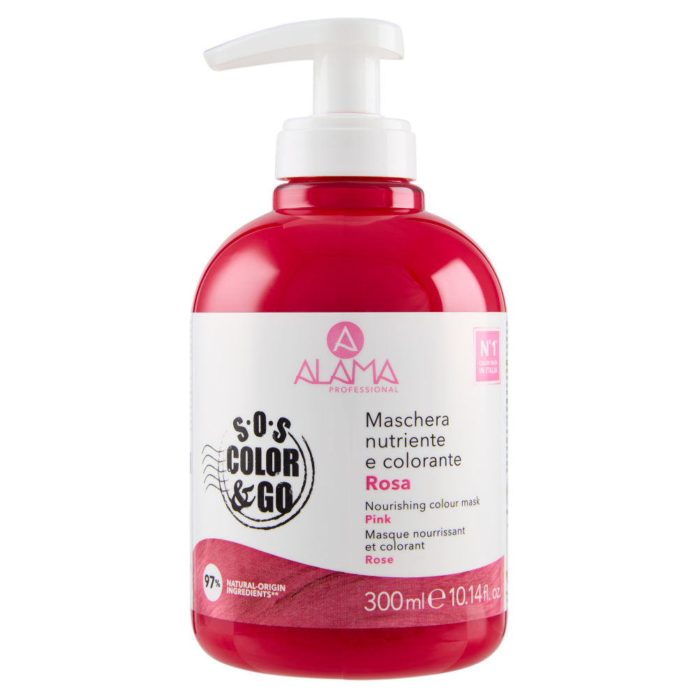 Alama S.O.S. Color&Go Maschera Colorante Rosa 300 ml 