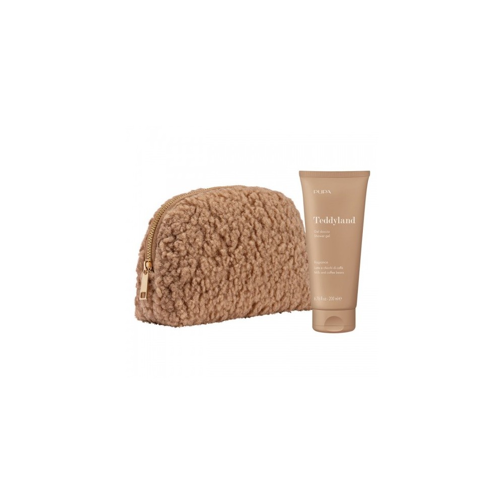 Pupa Teddyland Latte E Chicchi Di Caffè - Gel Doccia 200 Ml + Pochette 
