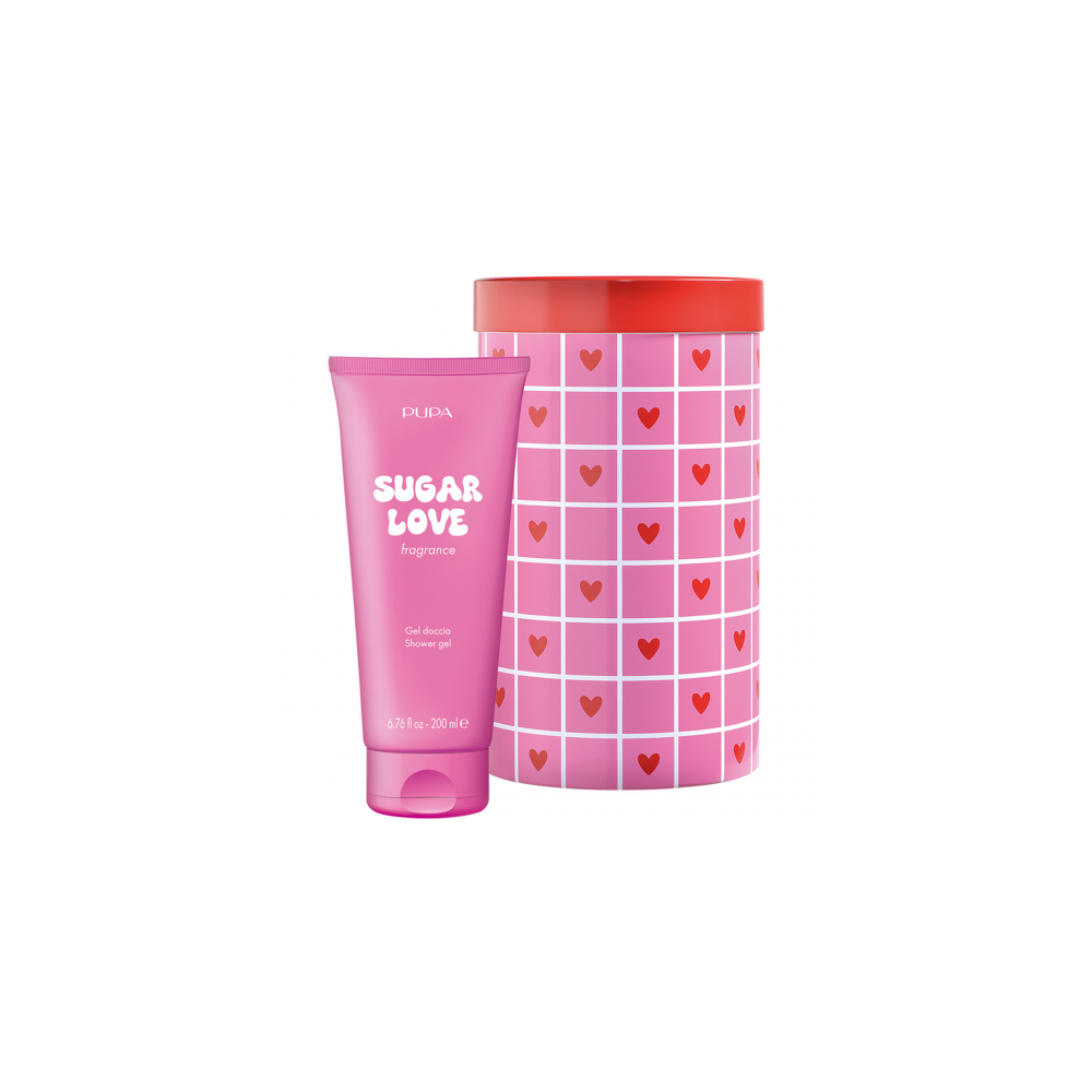 Pupa Happy Box Sugar Love - Gel Doccia 200 Ml + Confezione In Metallo 