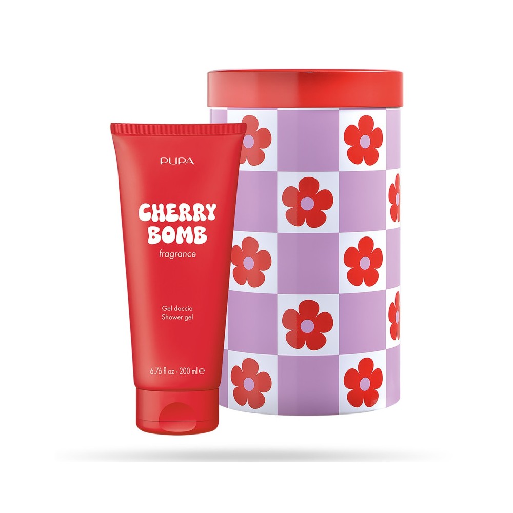 Pupa Happy Box Cherry Bomb - Gel Doccia 200 Ml + Confezione In Metallo 