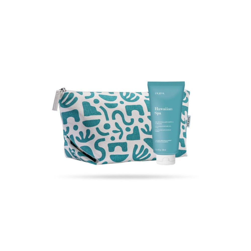 Pupa Hawaiian Spa - Gel Doccia Anti-Fatica 300 Ml + Pochette In Tessuto 
