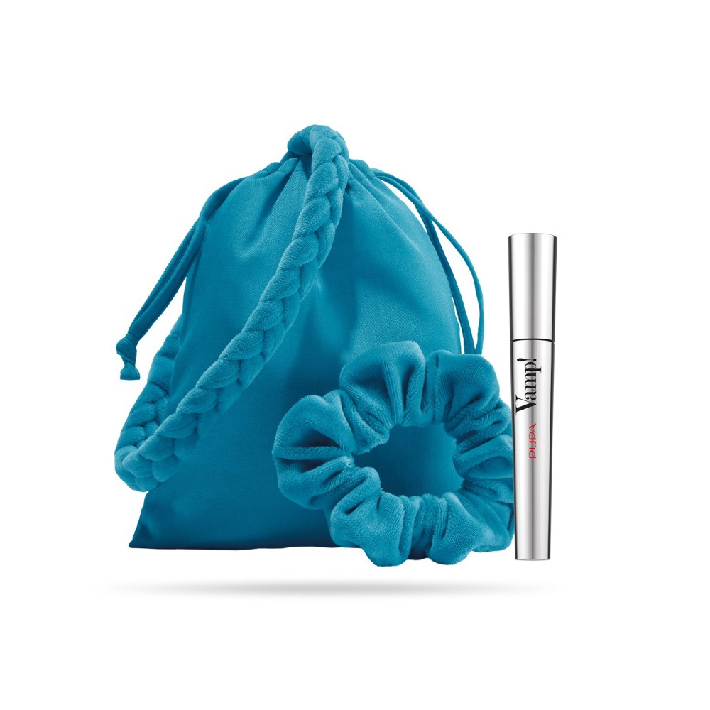 Pupa Mascara Vamp Extra Black + Fascia Ed Elastico Per Capelli + Pochette Easy Bag 