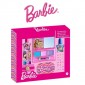 Barbie Palette Ombretti + 2 Smalti + 2 Stick Labbra + 3 Elastici Per Capelli + Lima Per Unghie + Adesivi Unghie