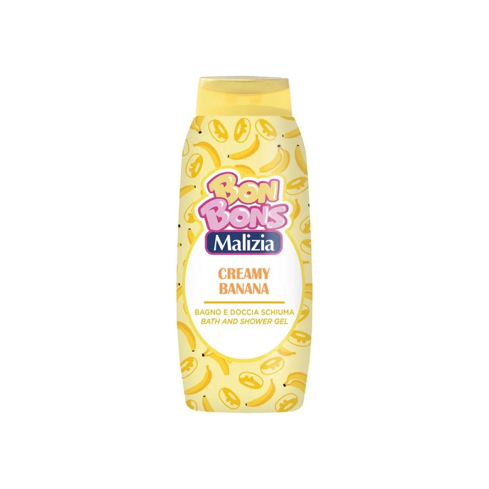 Malizia Bon Bons Creamy Banana - Bagno E Doccia Schiuma 500 Ml 