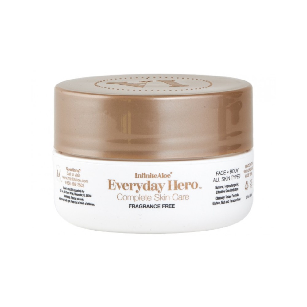 Infinite Aloe Everyday Hero Complete Skin Care - Crema Lenitiva E Rivitalizzante Senza Fragranza 60 Ml 