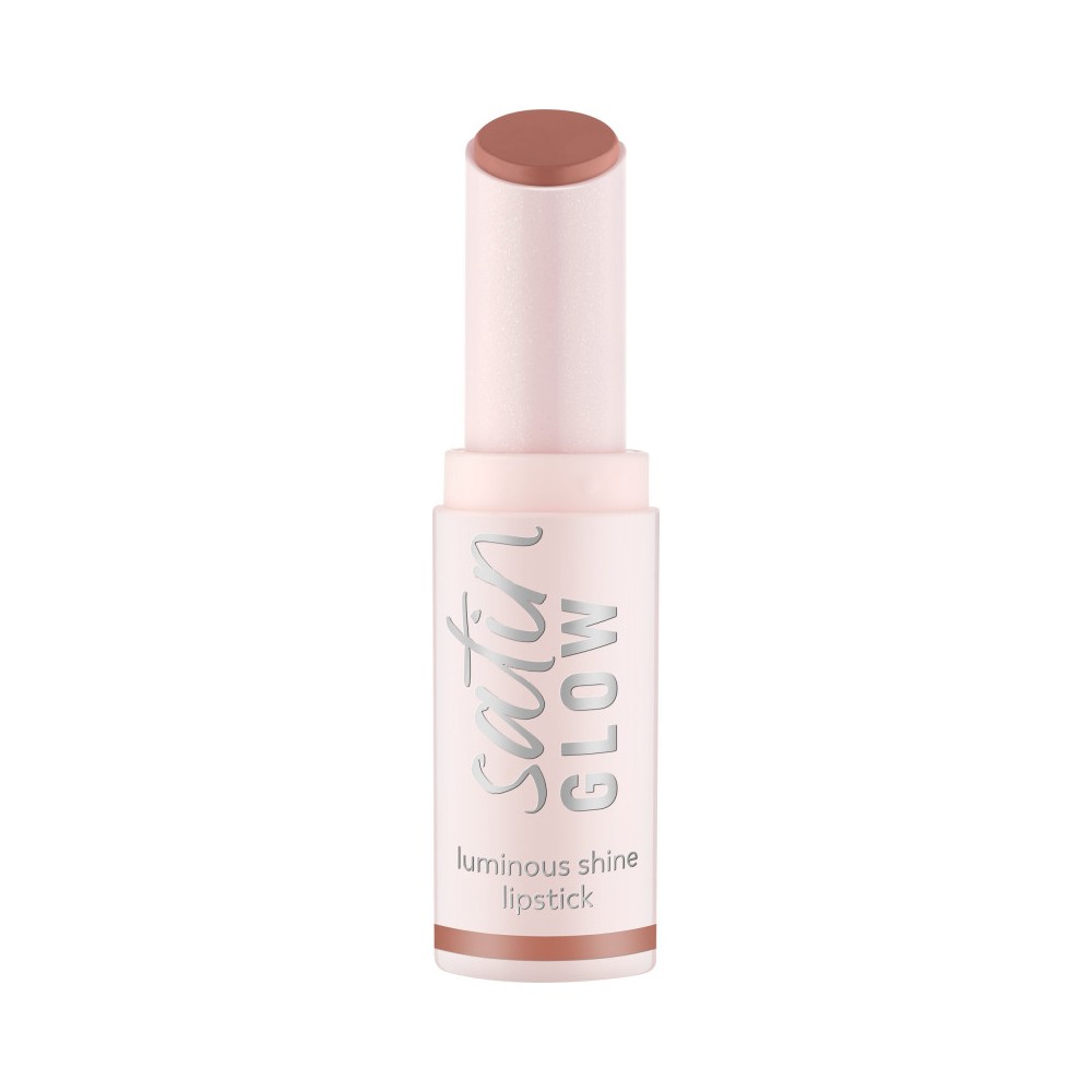 Essence Satin Glow Luminous Shine Lipstick N. 01 Whole Latte Love 