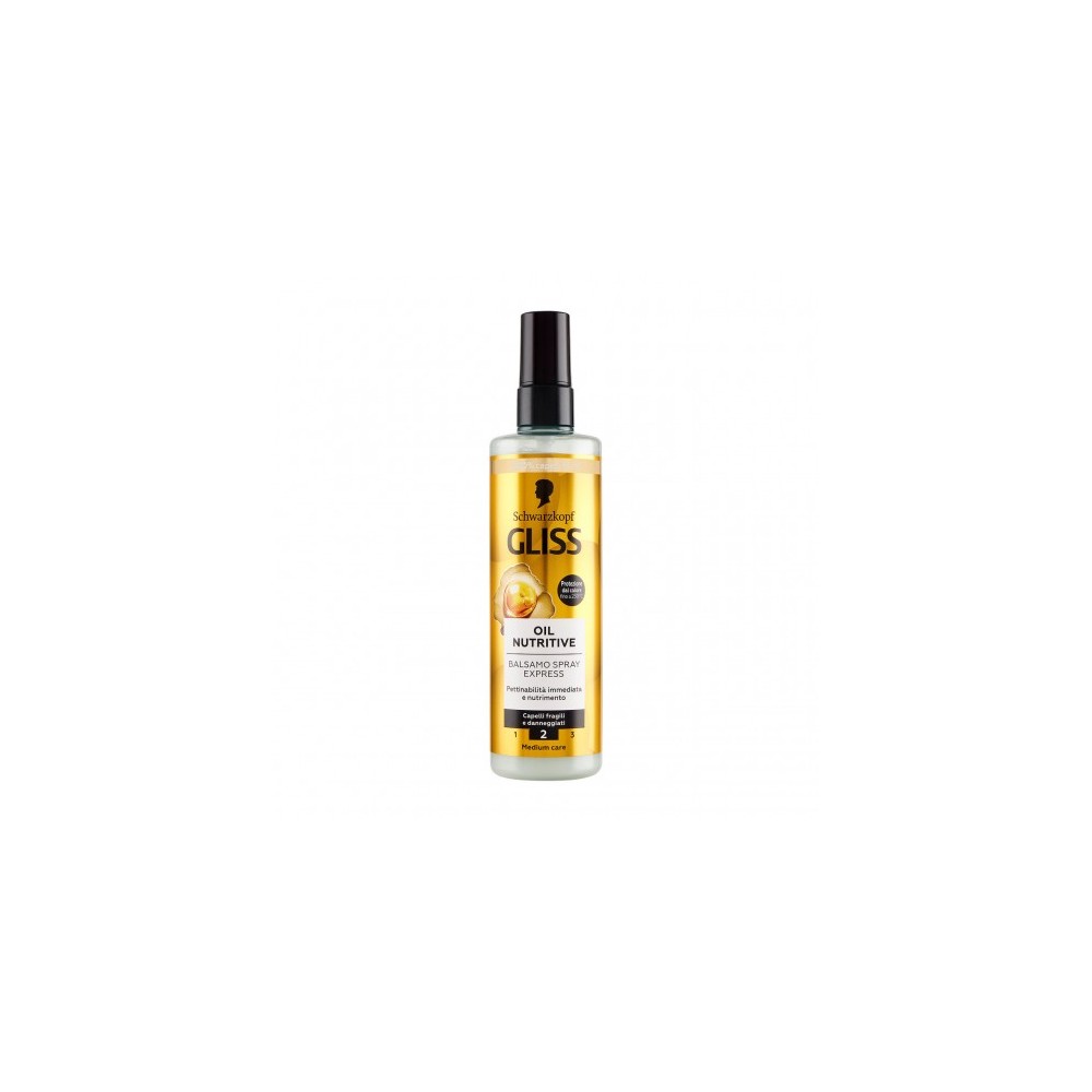 Schwarzkopf Gliss Oil Nutritive - Balsamo Spray Express 200 ml 