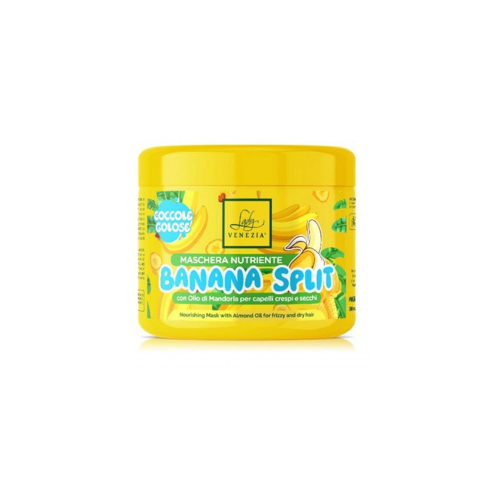Lady Venezia Banana Split - Maschera nutriente per capelli crespi e secchi 500 ml 