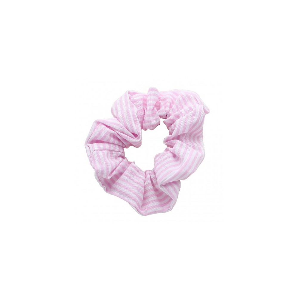 Ib Fashion Hair Fermacoda A Righe Bianche e Rosa 