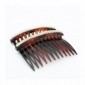 Ib Fashion Hair Pettine A Doppia Fila Tartaruga Con Strass per Capelli
