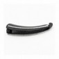 Ib Fashion Hair Pinza A Banana Nera Con Strass