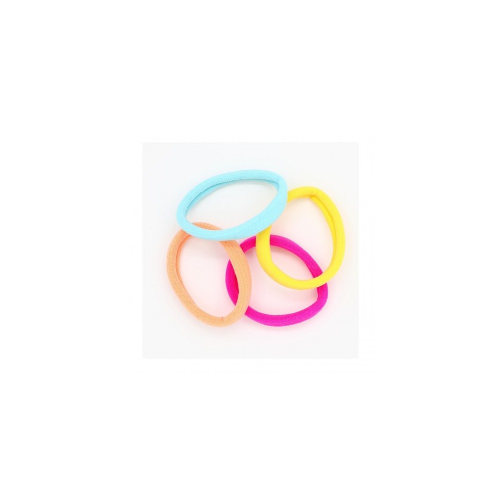 Ib Fashion Hair S004/4 - 4 Elastici Per Capelli Colorati 