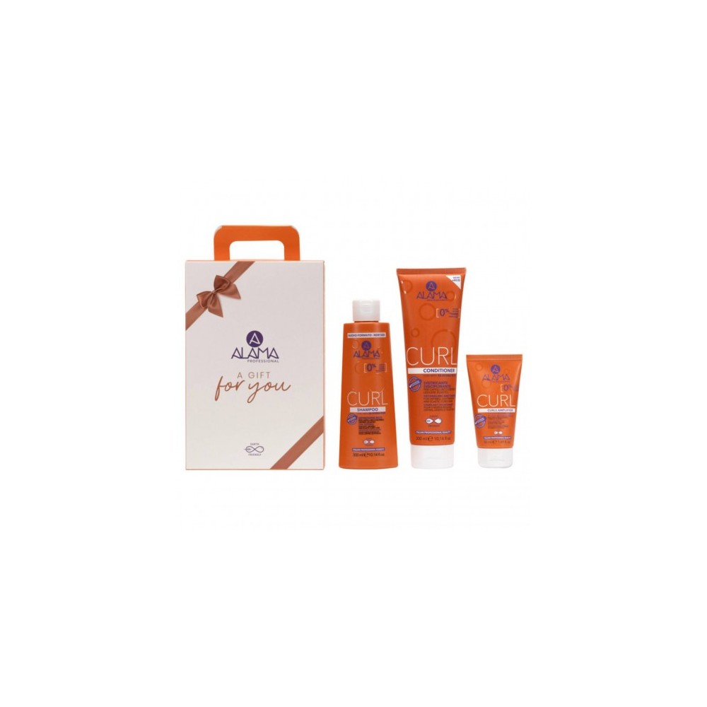 Alama A Gift For You - Curl Shampoo 300 ml + Curl Balsamo 300 ml + Curl Amplifier 50 ml 
