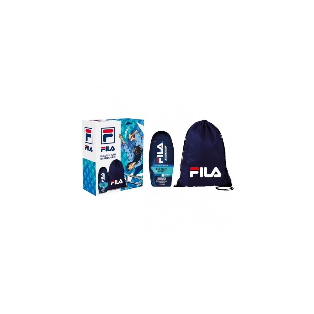 Fila Unleash Your Urban Spirit Uomo - Gel Doccia 250 Ml + Gym Bag 