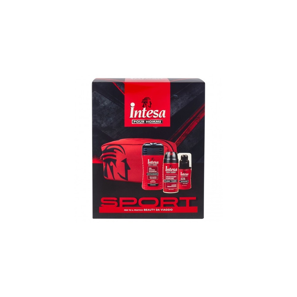 Intesa Pour Homme Sport - Gel doccia 250 Ml - Deodorante 150 Ml - After Shave 100 Ml 