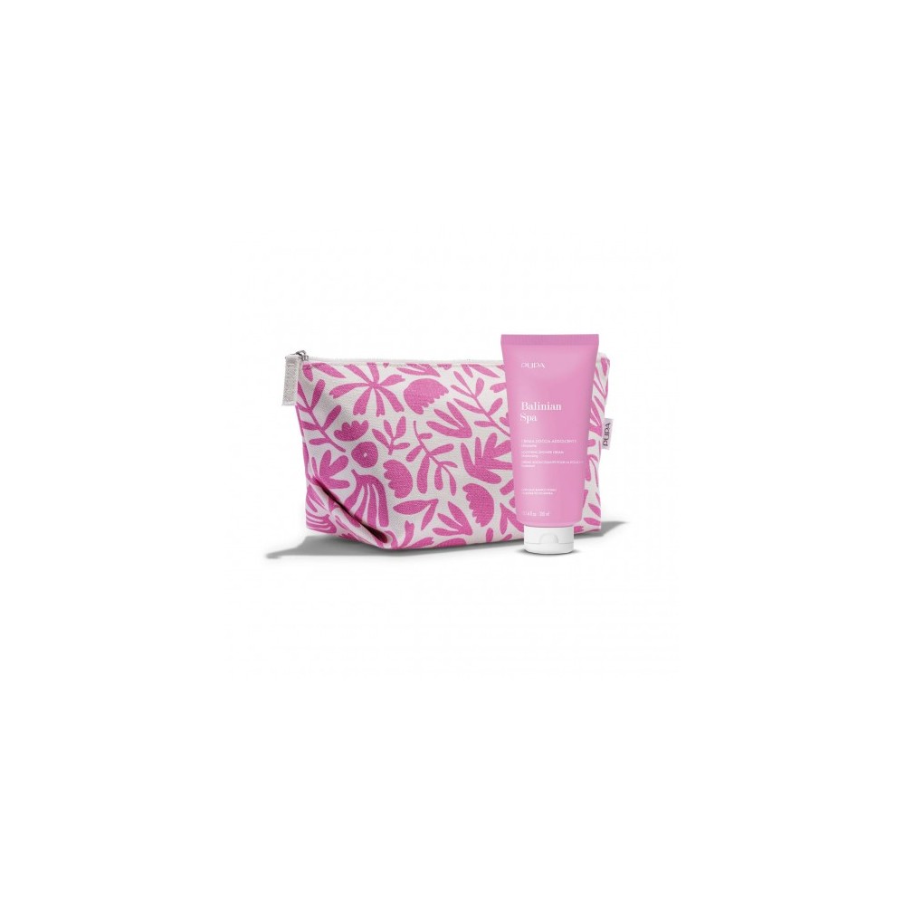 Pupa Balinian Spa - Crema Doccia Addolcente 300 ml + Pochette in Tessuto 