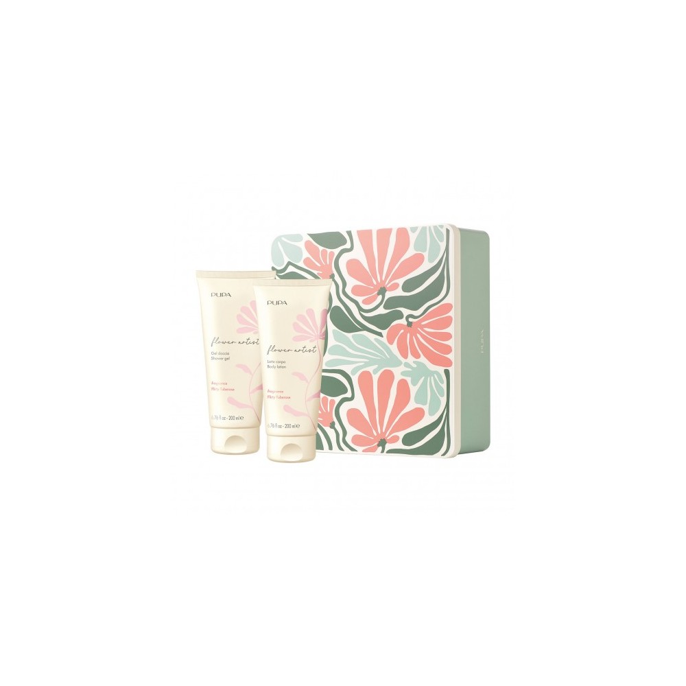 Pupa Flower Artist Flirty Tuberose - Latte Doccia 200 ml + Latte Corpo 200 ml 