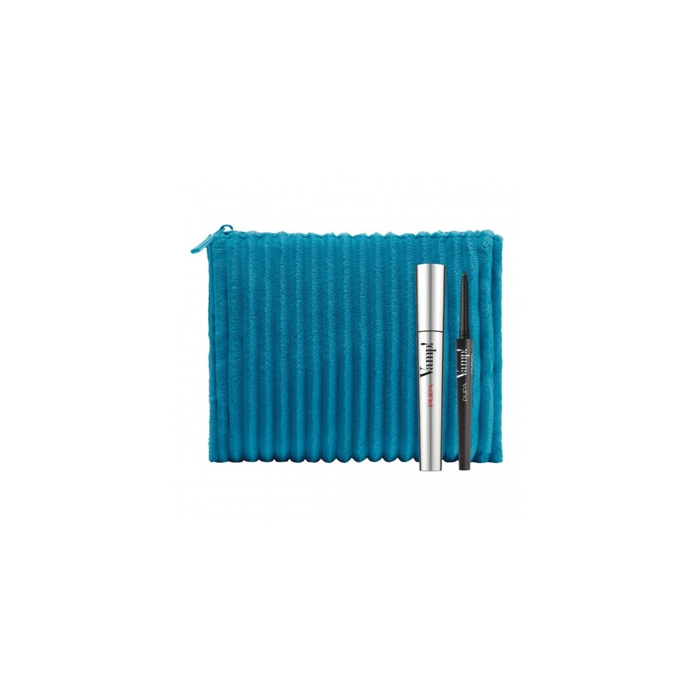 Pupa Mascara Vamp + Vamp Eye Pencil + Pochette In Velluto 
