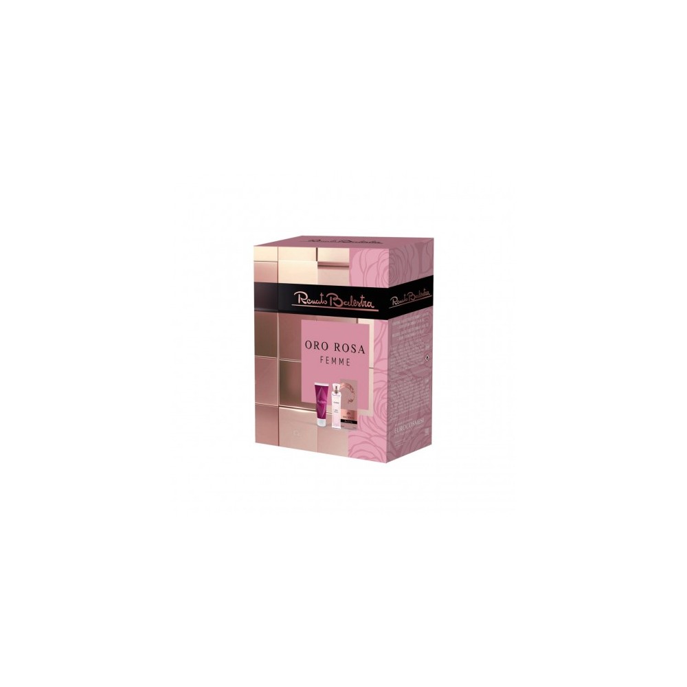 Balestra Cofanetto Oro Rosa Femme - Eau de Parfum 100 ml + Crema Corpo 100 ml 