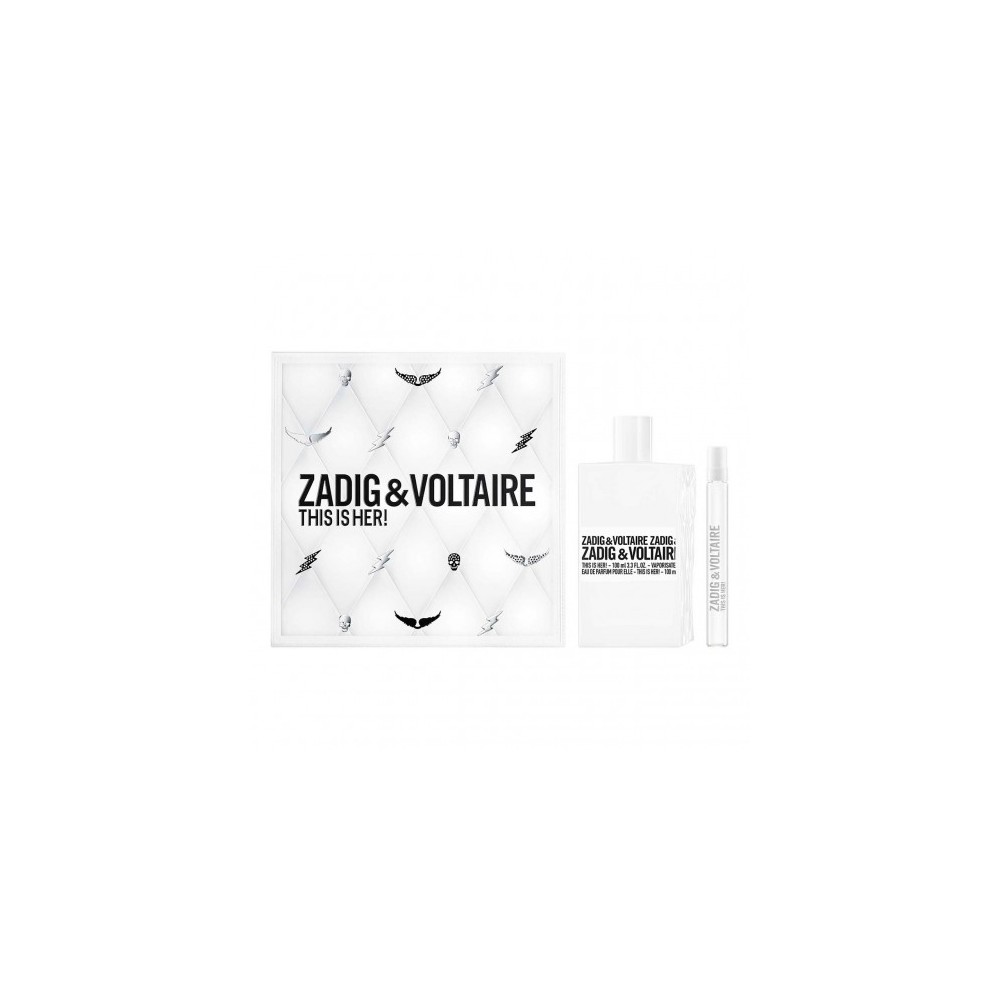 Zadig & Voltaire This Is Her - Eau de Parfum Donna 100 ml + Vaporizzatore da viaggio 10 ml 