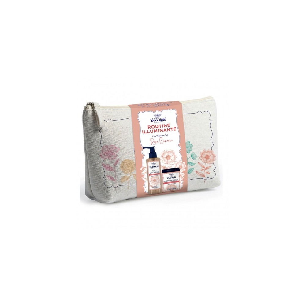 Acqua Alle Rose Routine Illuminante - Gel Lavaviso Illuminante 200 ml + Crema Antirughe Illuminante 50 ml 