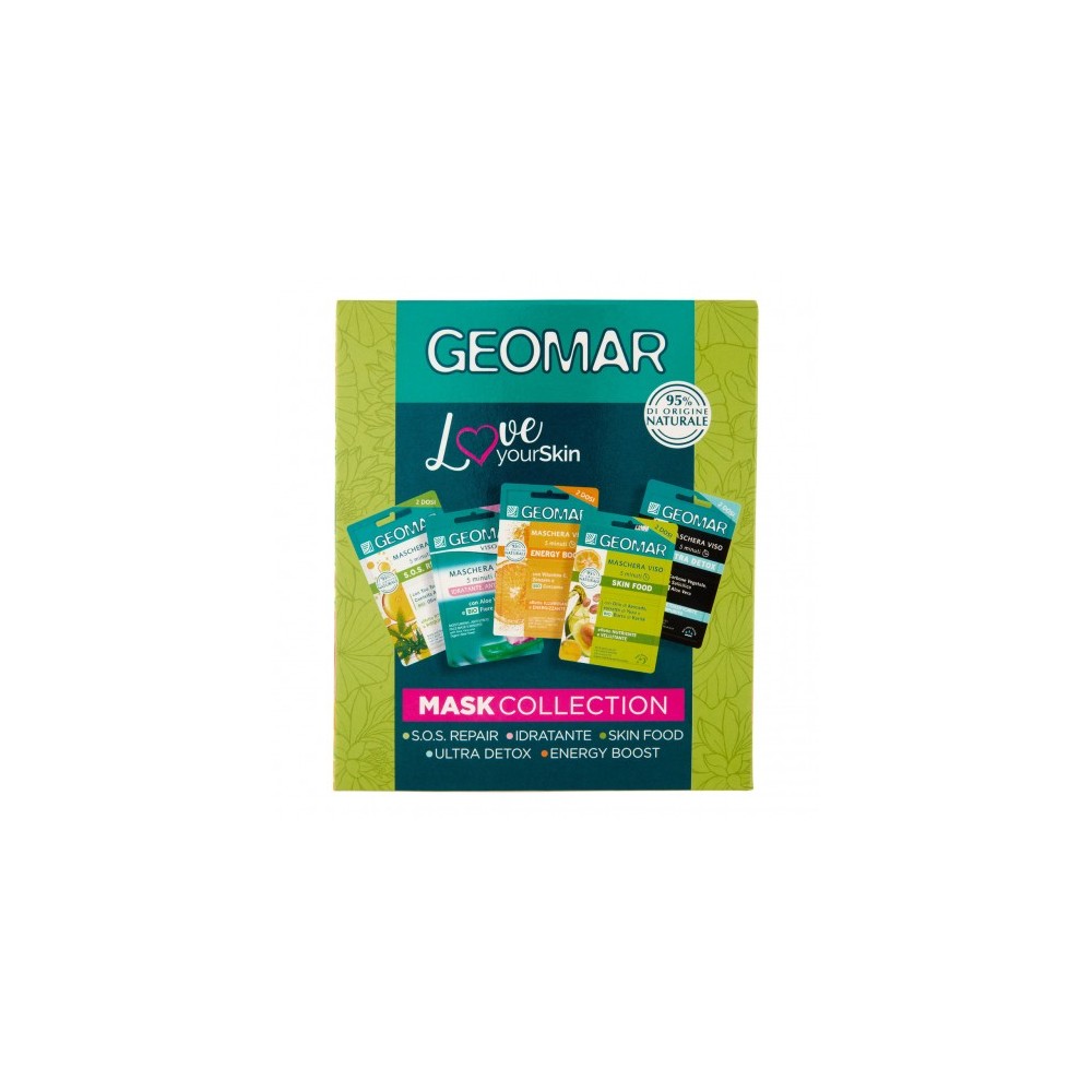 Geomar Love Your Skin - Collezione da 5 Maschere Viso 