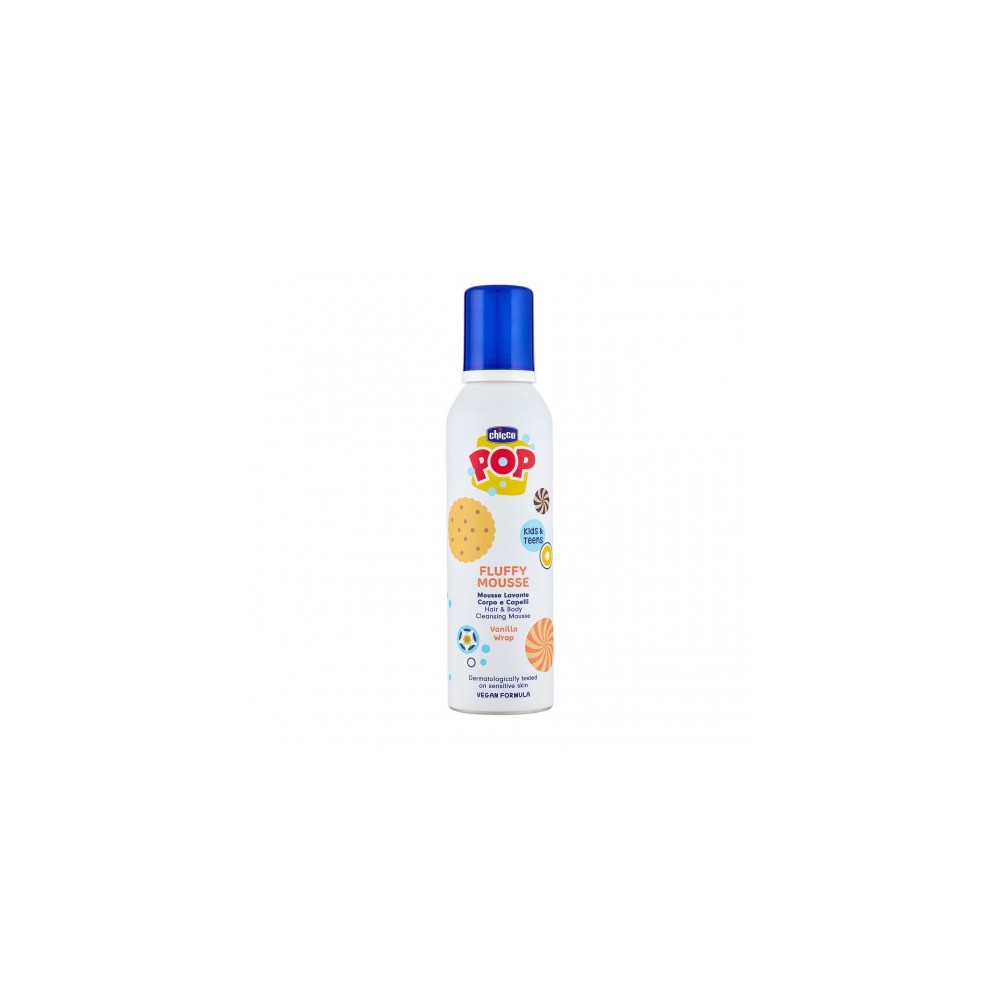 Chicco Pop Fluffy Mousse Lavante Corpo e Capelli 200 ml 