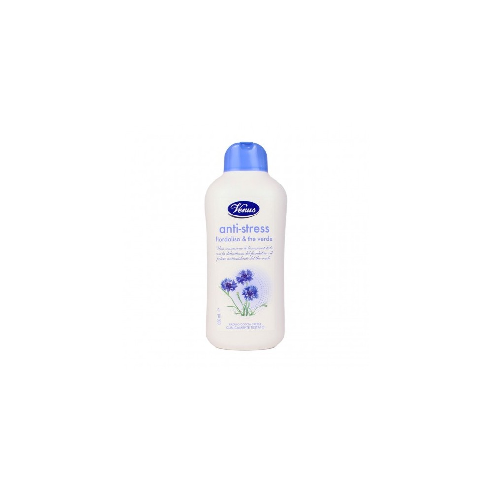 Venus Anti-Stress Fiordaliso e The Verde - Bagno Doccia Crema 650 ml 