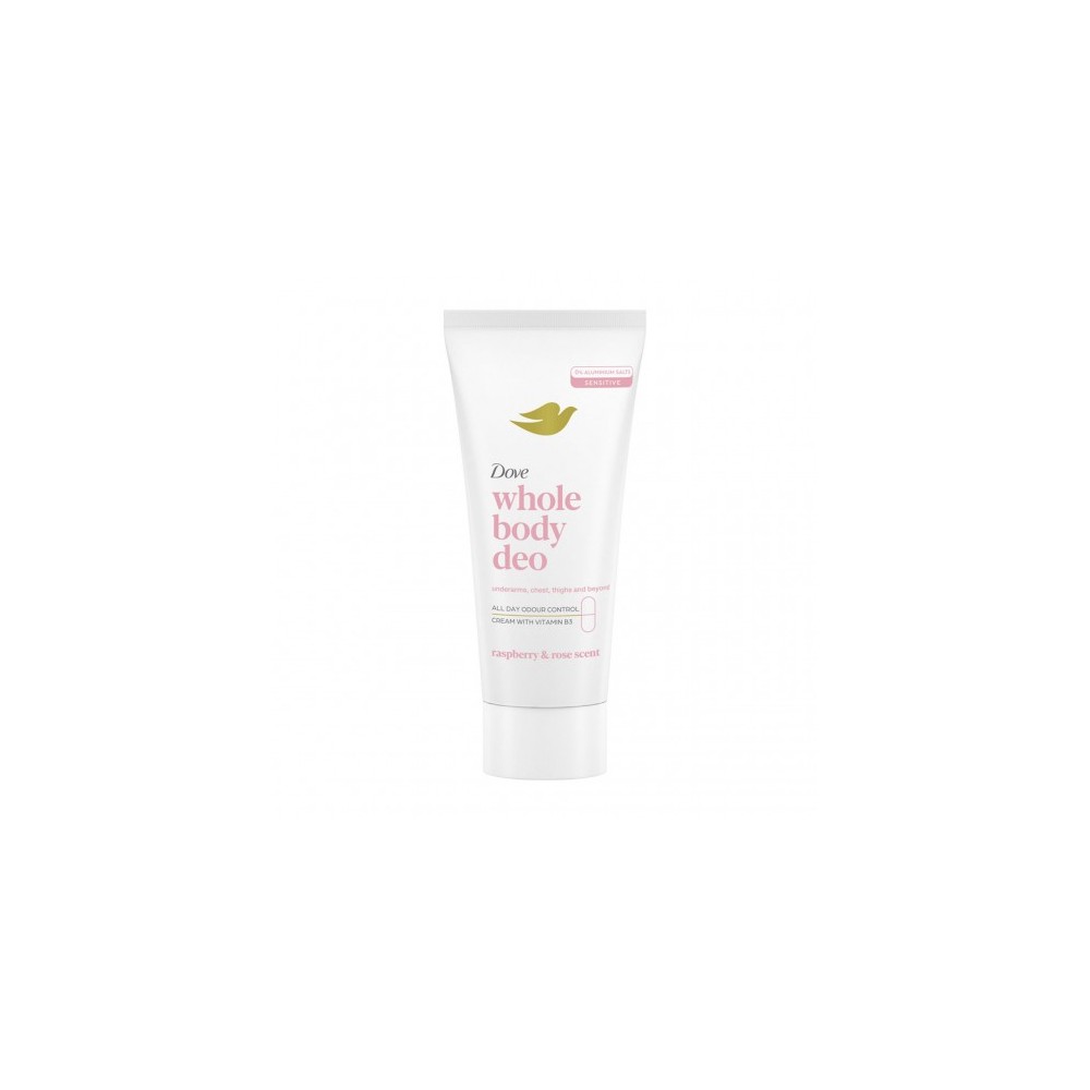 Dove Whole Body Deo Lampone e Rosa - Deodorante in Crema 75 ml 