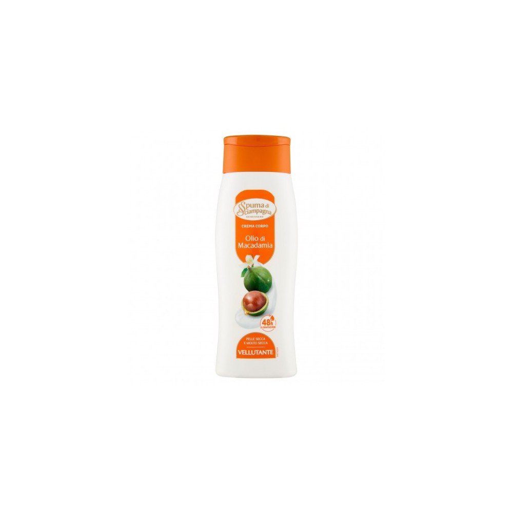 Spuma Di Sciampagna Crema Corpo Vellutante Con Olio Di Macadamia 250 ml 