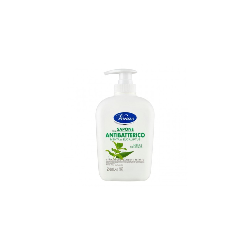 Venus Sapone Antibatterico con Menta ed Eucaliptus 250 ml 
