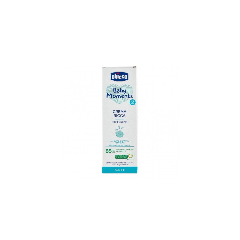 Chicco Baby Moments - Crema Ricca 100 ml 