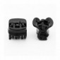 Ib Fashion Hair 055N - 2 micro pinze nere per capelli