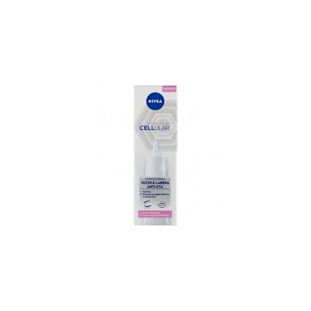 Nivea Cellular Expert Filler Cellular - Contorno Occhi e Labbra Anti-Età  15 ml 