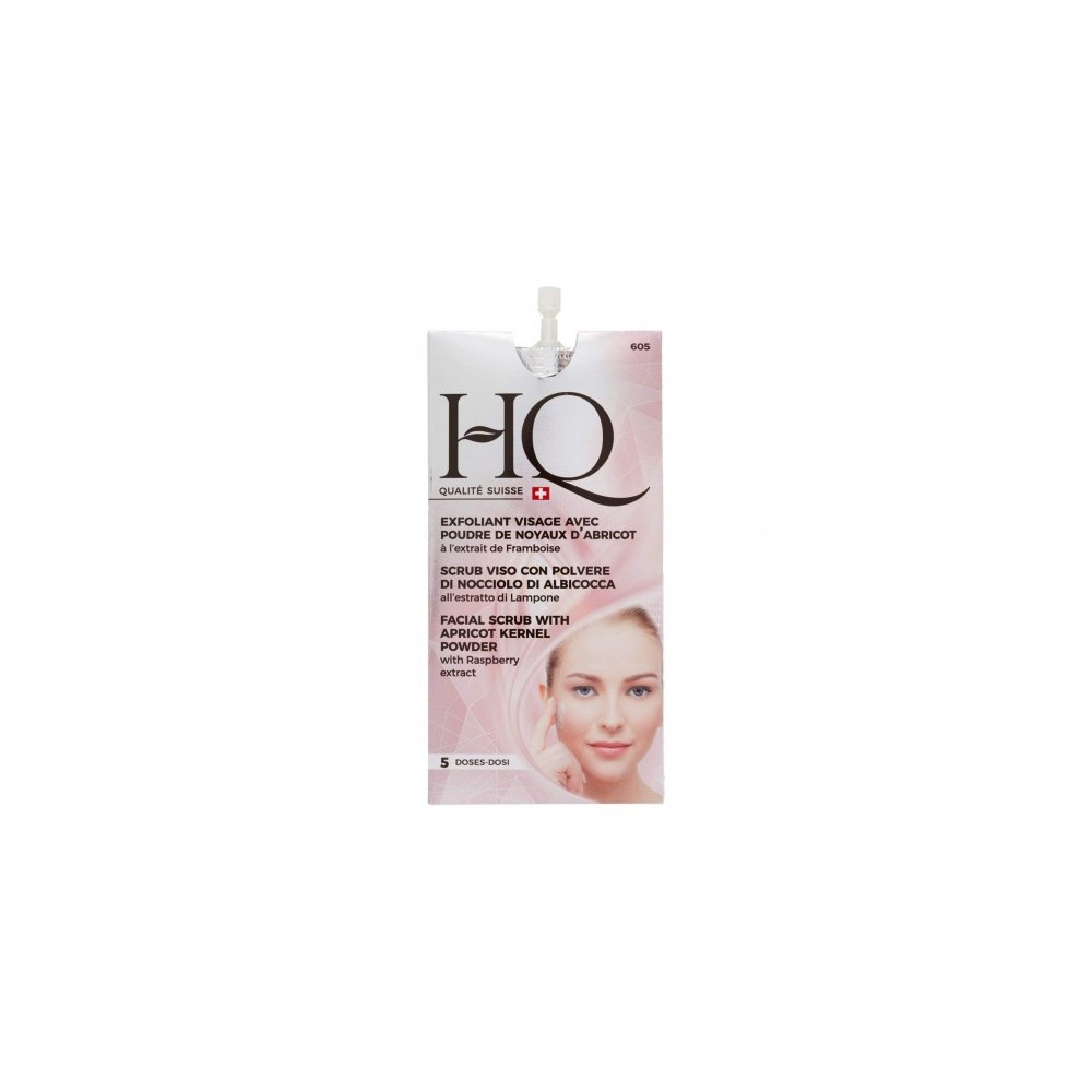 Hq Scrub Viso Con Polvere Di Nocciolo Di Albicocca 15 ml 