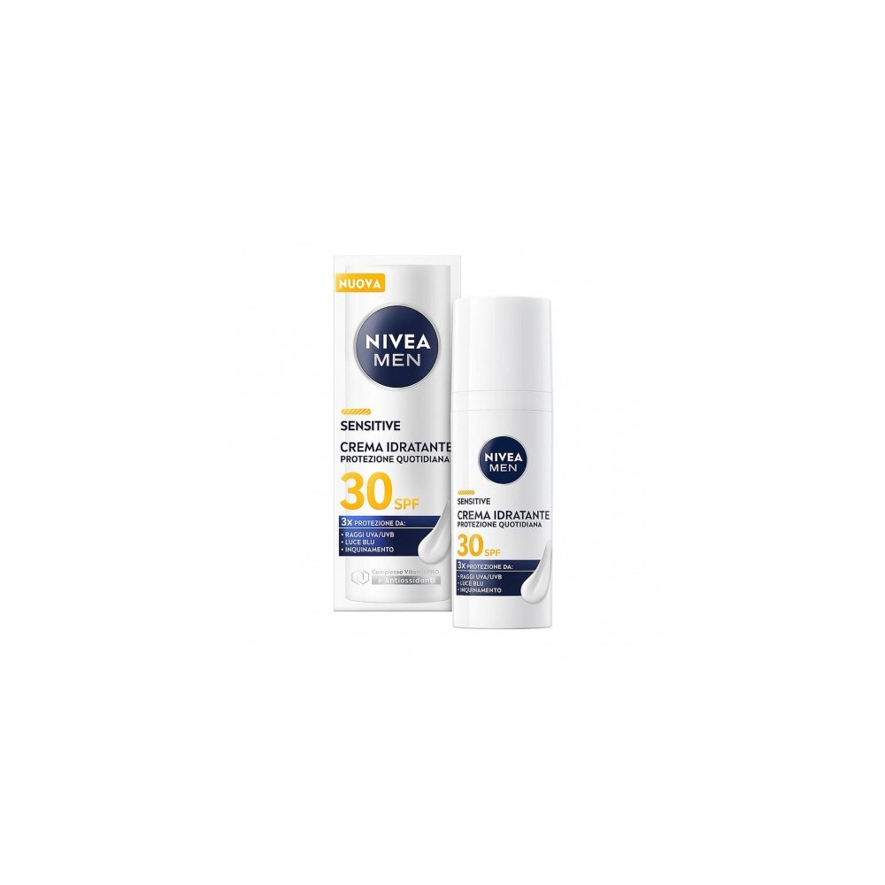 Nivea Sensitive Spf30 - Crema Idratante Uomo 50 Ml 