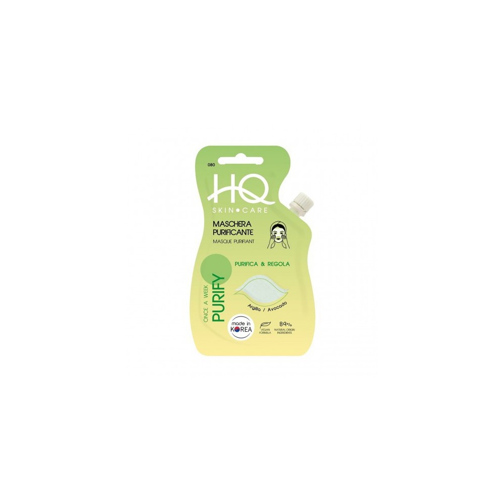 Hq Purify - Maschera Purificante Con Argilla E Avocado 15 Ml 
