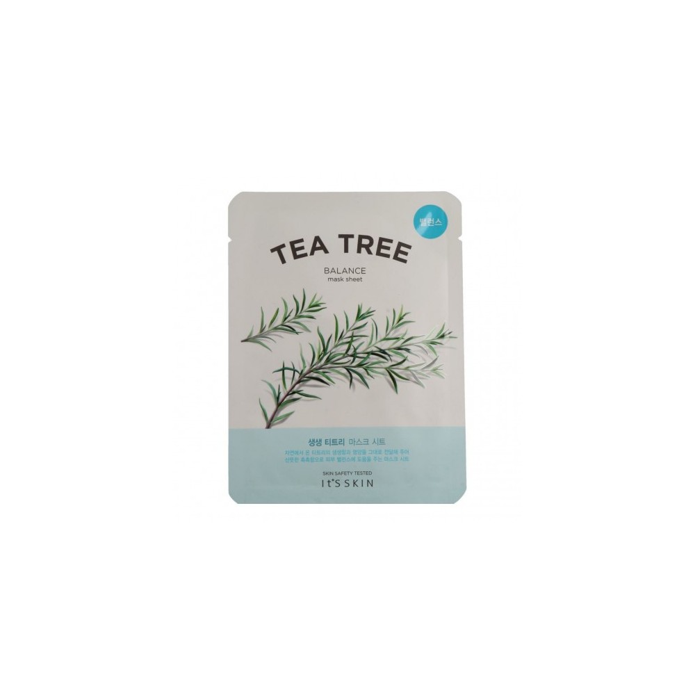 It S Skin Tea Tree - Maschera Viso Rivitalizzante Purificante E Lenitiva 18 G 