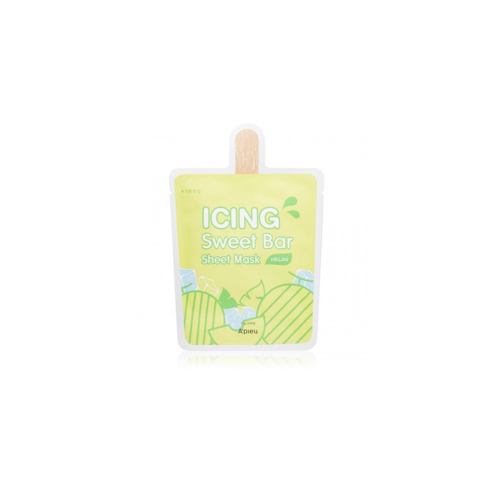 A'Pieu Icing Sweet Bar Sweet Mask Melon - Maschera Viso In Tessuto 21 G 