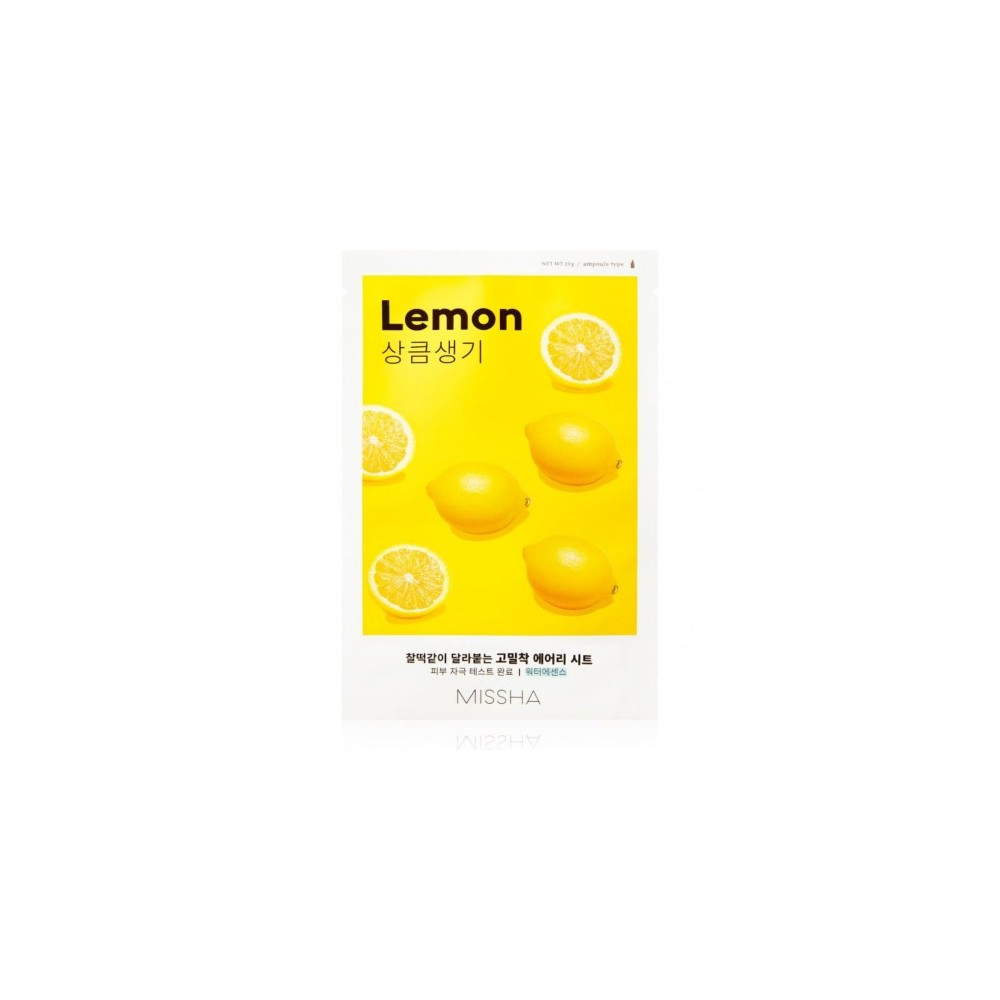Missha Lemon - Maschera Viso In Tessuto Illuminante E Uniformante 19 G 