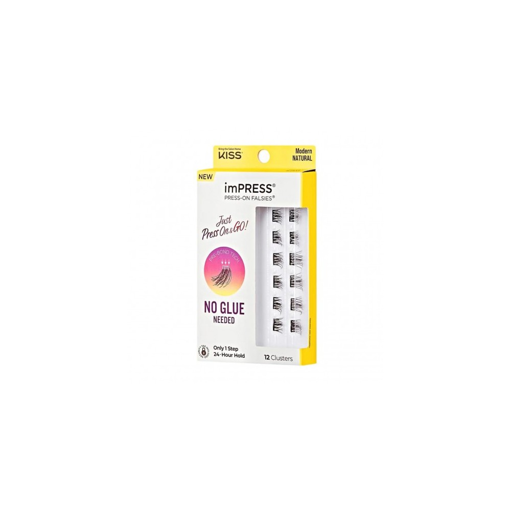 Kiss Impress Just Press On And Go - Ciglia Finte N. S02C 