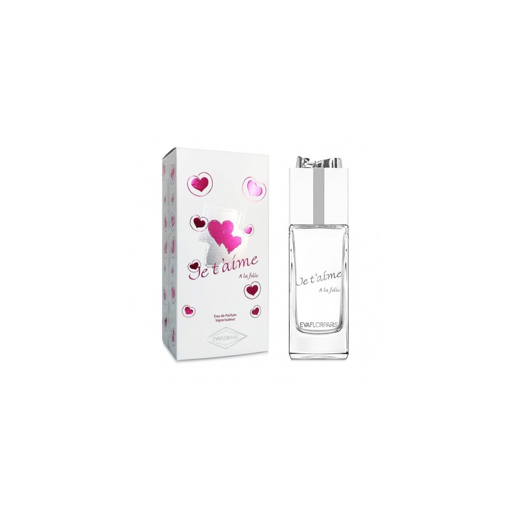 Evaflor Je Tiaime A La Folie - Eau De Parfum Donna 100 Ml Vapo 