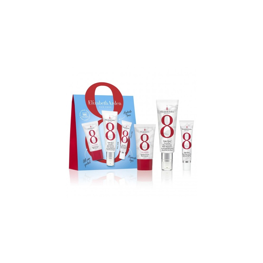 Elizabeth Arden Eight Hour - Crema Protettiva + Crema Idratante Quotidiana + Balsamo Labbra Nutriente 