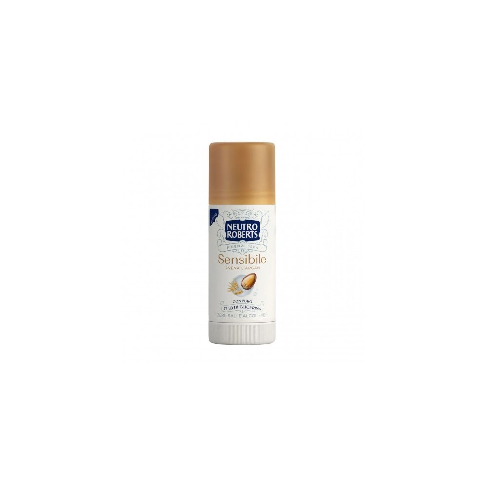 Neutro Roberts Sensibile Avena E Argan - Deodorante Stick 40 Ml 