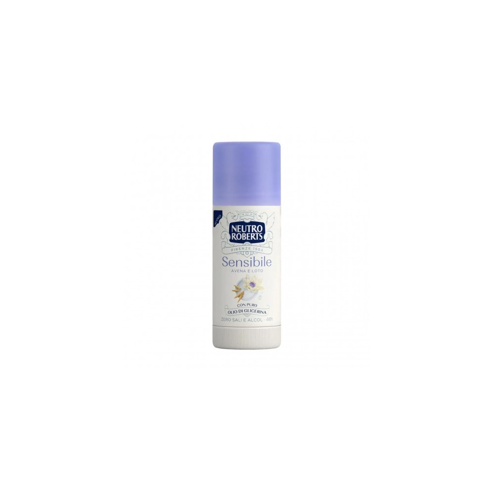 Neutro Roberts Sensibile Avena E Loto - Deodorante Stick 40 Ml 