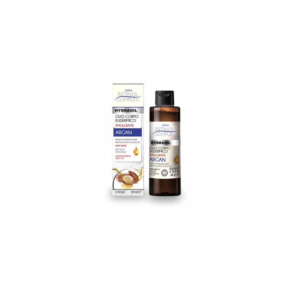Retinol Complex Ultra Hydraoil - Olio Corpo Eudermico Emolliente Argan 200 Ml 