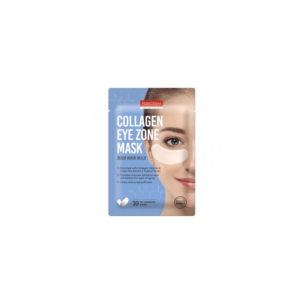 Purederm Collagen Eye Zone Mask 30 fogli pre-inumiditi 